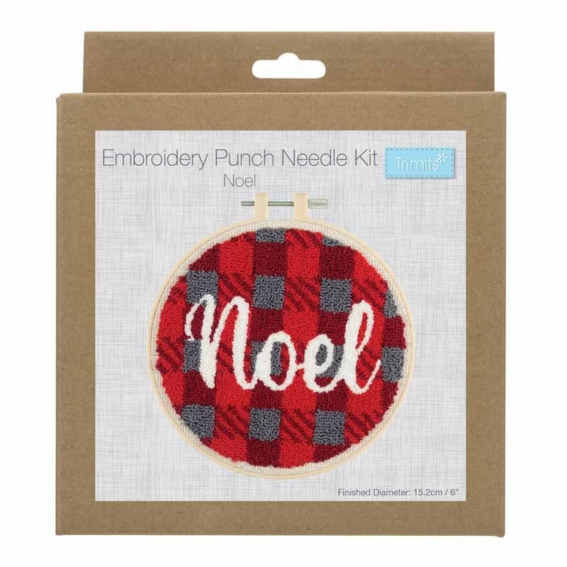 Embroidery Punch Needle Kit With Hoop | Noel 4 Embroidery Punch Needle Kit With Hoop | Noel - Image 3