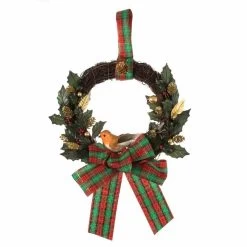 Wreath Kit | Traditional Tartan, 20cm 9 Wreath Kit | Traditional Tartan, 20cm -Sewing Art E109055 1