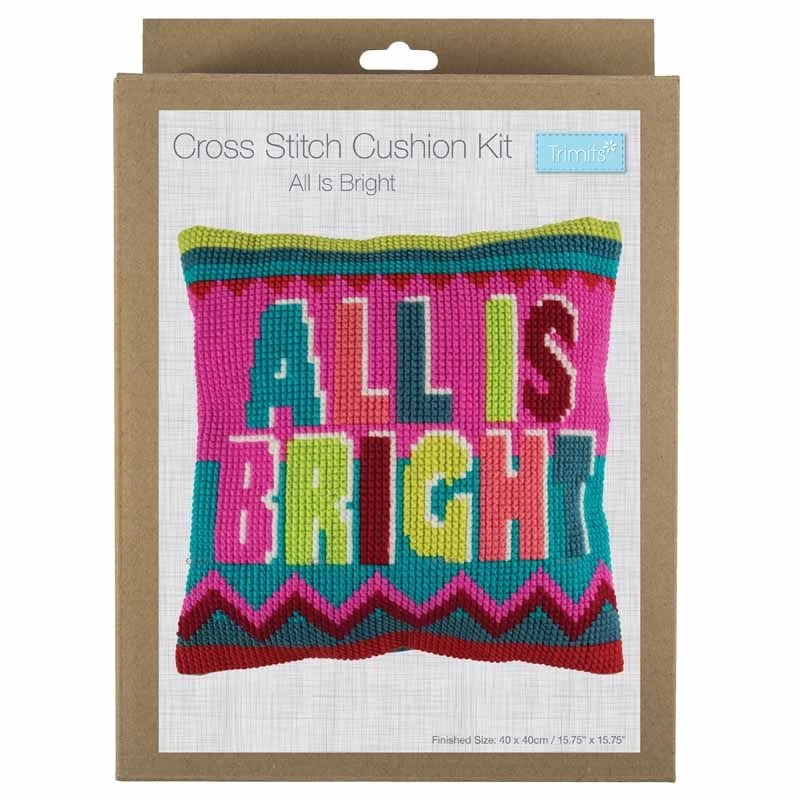 Cross Stitch Cushion Kit | All Is Bright 7 Cross Stitch Cushion Kit | All Is Bright - Image 5