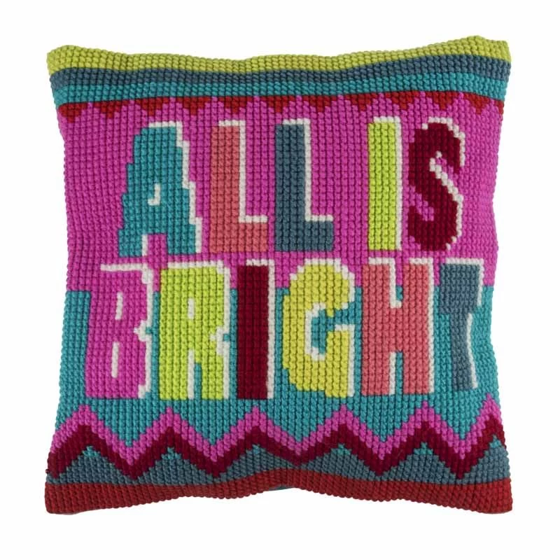 Cross Stitch Cushion Kit | All Is Bright 3 Cross Stitch Cushion Kit | All Is Bright