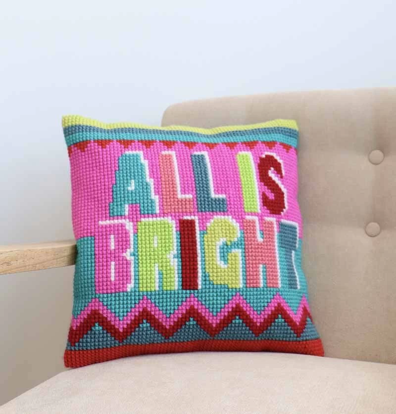 Cross Stitch Cushion Kit | All Is Bright 4 Cross Stitch Cushion Kit | All Is Bright - Image 2