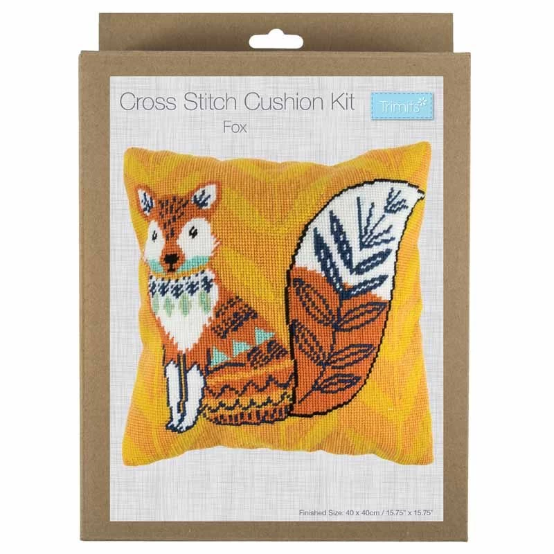 Half Stitch - Tapestry Cushion Kit | Fox 4 Half Stitch - Tapestry Cushion Kit | Fox - Image 2