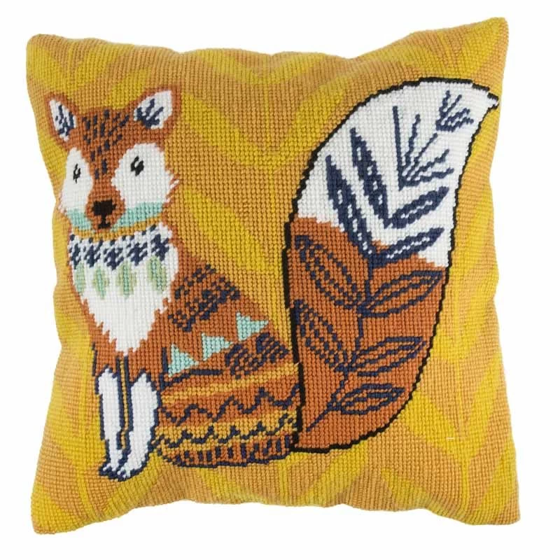 Half Stitch - Tapestry Cushion Kit | Fox 5 Half Stitch - Tapestry Cushion Kit | Fox - Image 3