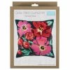 Half Stitch - Tapestry Cushion Kit | Painted Floral 1 Half Stitch - Tapestry Cushion Kit | Painted Floral -Sewing Art E109058 05 1