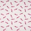 Organic Jersey Fabric | Feathers Fuchsia -Sewing Art E109216 10 1