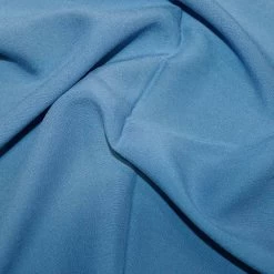 Viscose Challis Fabric Plain | Blue