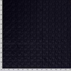 Quilted Coating Fabric | Hearts Navy -Sewing Art E110637 008 4