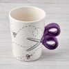 Mug | Scissor Design -Sewing Art a mug scissor design 2