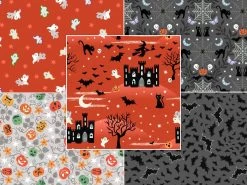 Castle Spooky Fabric | Fat Quarter Pack 2