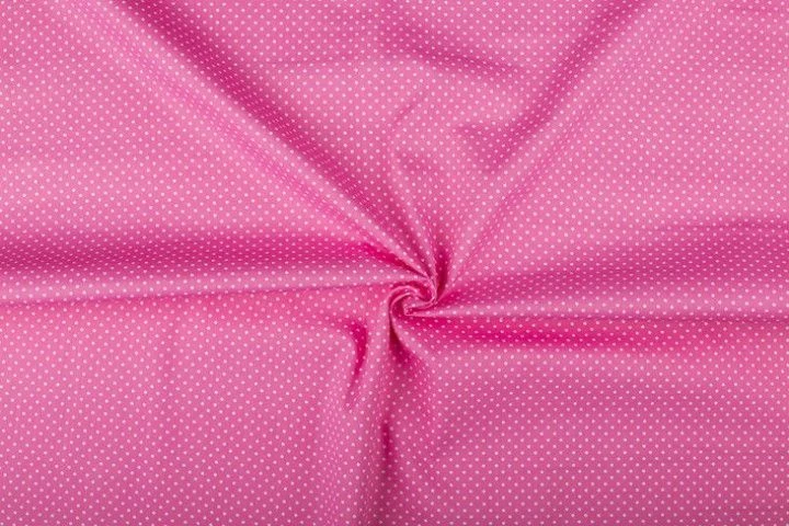 Stitch It, Cotton Print Fabric | Small Dot Pink 3 Stitch It, Cotton Print Fabric | Small Dot Pink