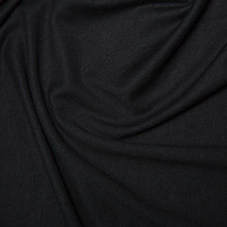 Jersey Cotton Fabric | Black 3 Jersey Cotton Fabric | Black