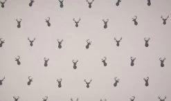 Jersey Cotton Print | Antler - Deers Head
