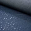 Sparkling Chambray Fabric | Gold Metallic Mini Star On Dark Blue 2 Sparkling Chambray Fabric | Gold Metallic Mini Star On Dark Blue -Sewing Art dark blue chambray gold metallic mini star main 6 h3028 008