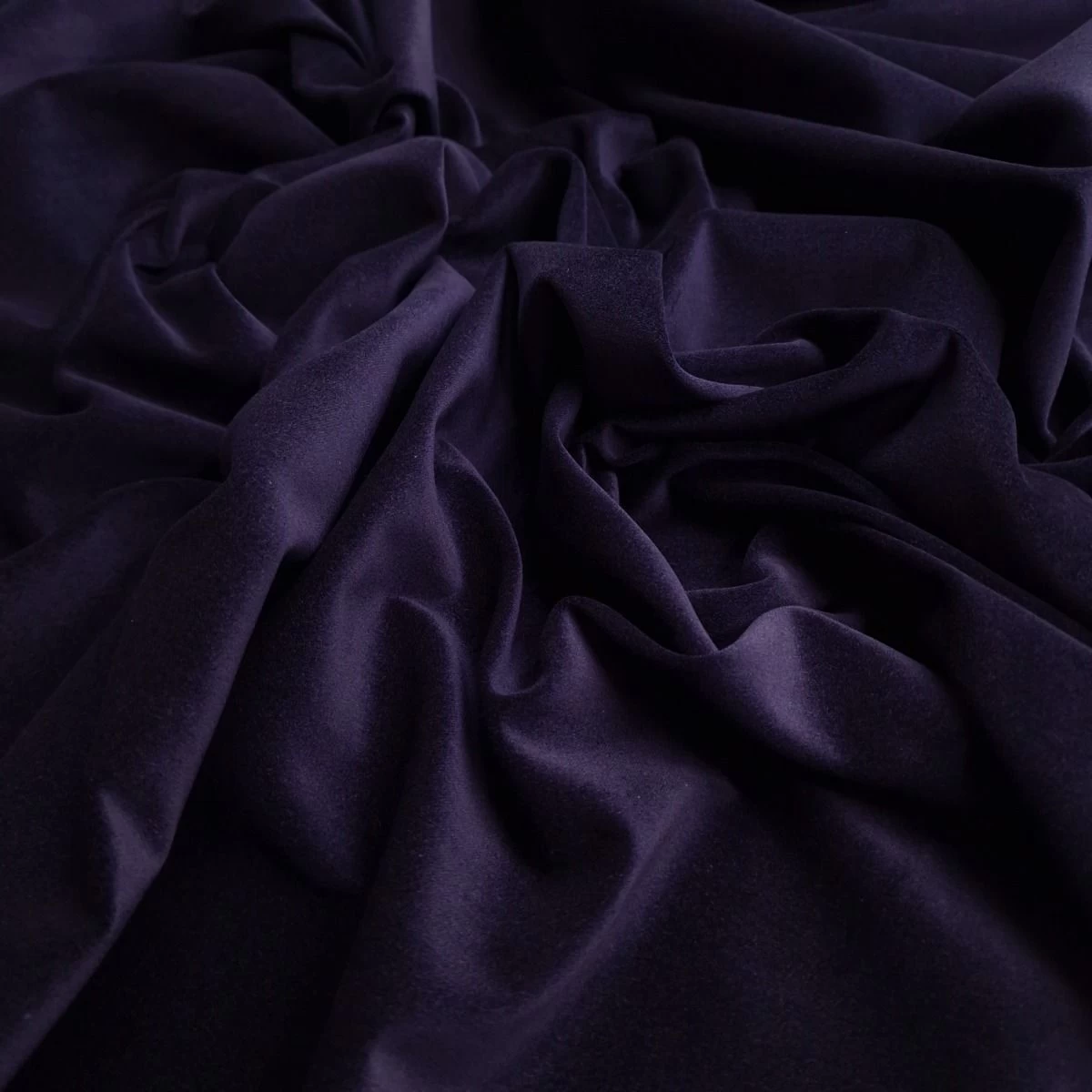 Classic Cotton Velvet Fabric | Navy 5 Classic Cotton Velvet Fabric | Navy - Image 3