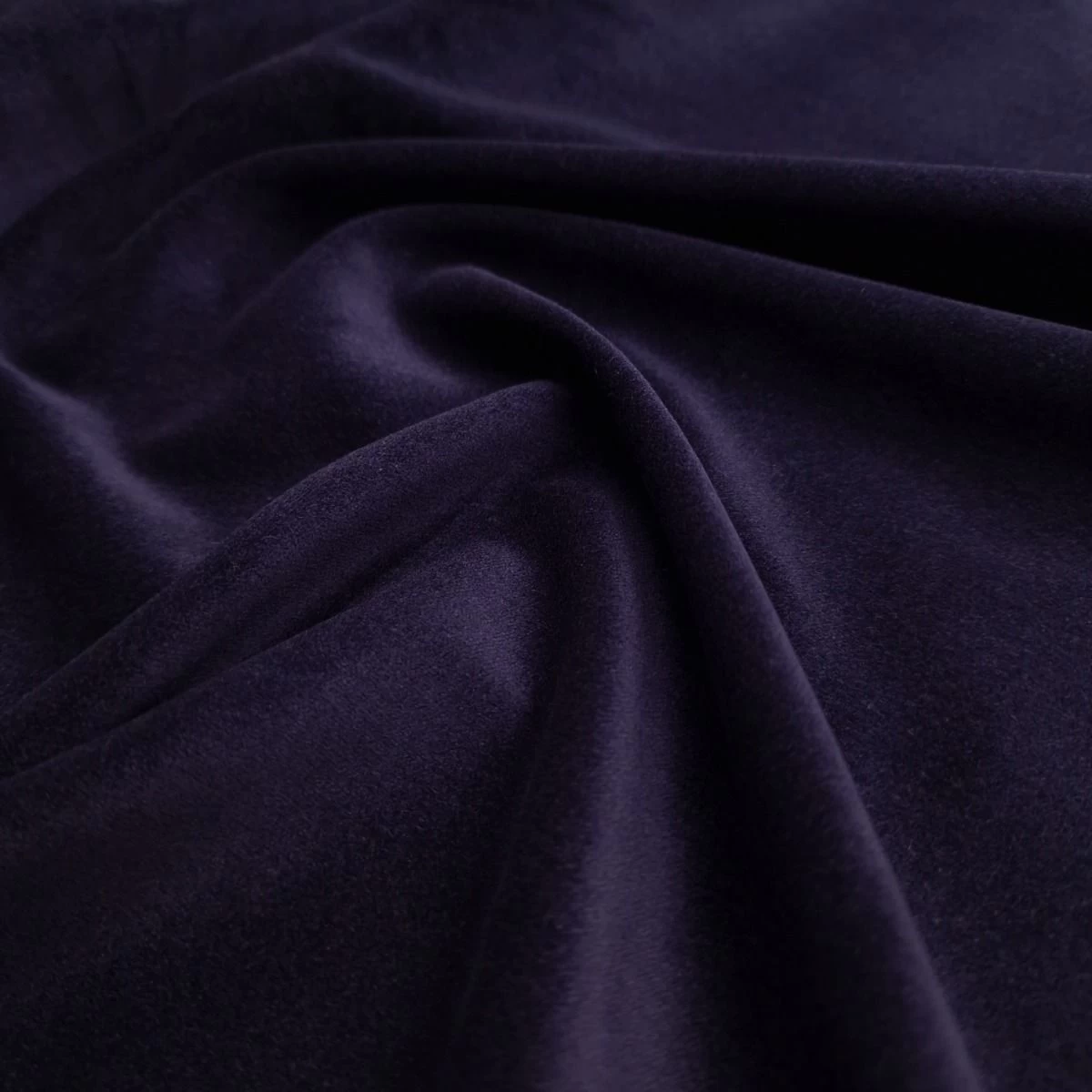 Classic Cotton Velvet Fabric | Navy 6 Classic Cotton Velvet Fabric | Navy - Image 4