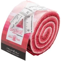 Moda Grunge Junior Jelly Roll | Stitch Pink