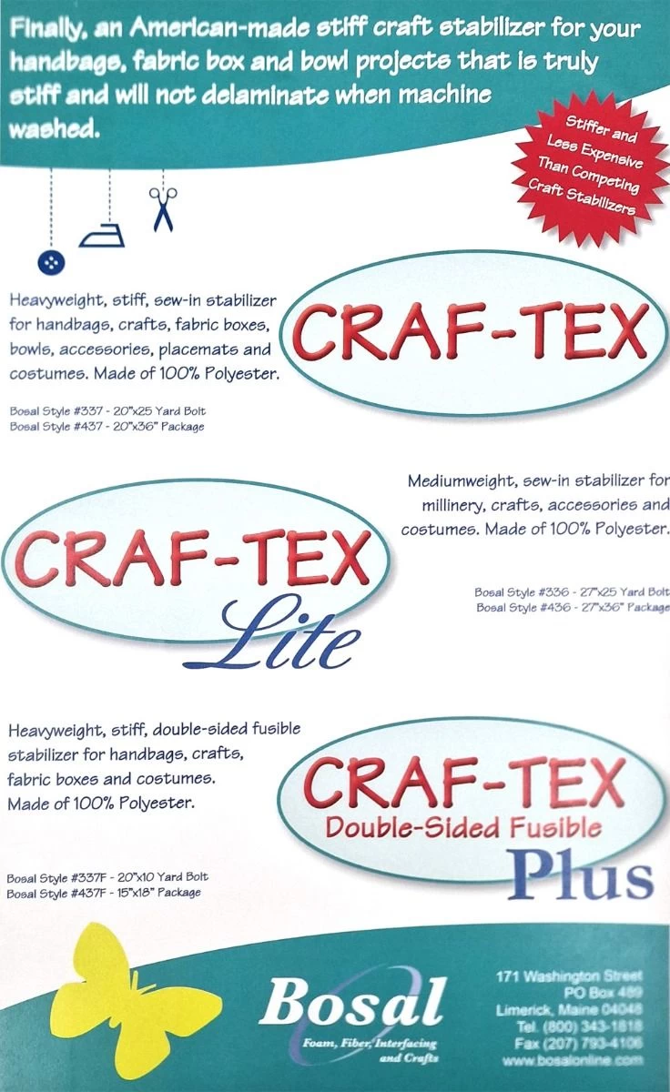 Craf-Tex Plus - Double Sided Fusible - Per Metre | Bosal 4 Craf-Tex Plus - Double Sided Fusible - Per Metre | Bosal - Image 2