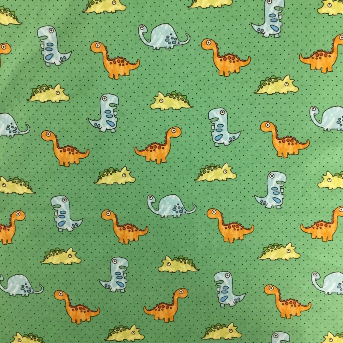 American Touch Flannel | Dino Dot Spearmint 3 American Touch Flannel | Dino Dot Spearmint