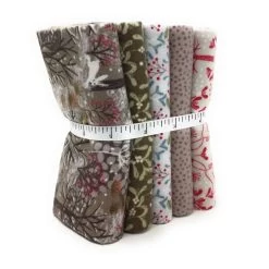 Winter In Bluebell Wood Lewis & Irene Flannel | Fat Quarter Pack 3 -Sewing Art img 6113 1