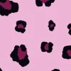 Organic Cotton Fleece | Leopard Pink -Sewing Art organic cotton fleece 10006 045 3