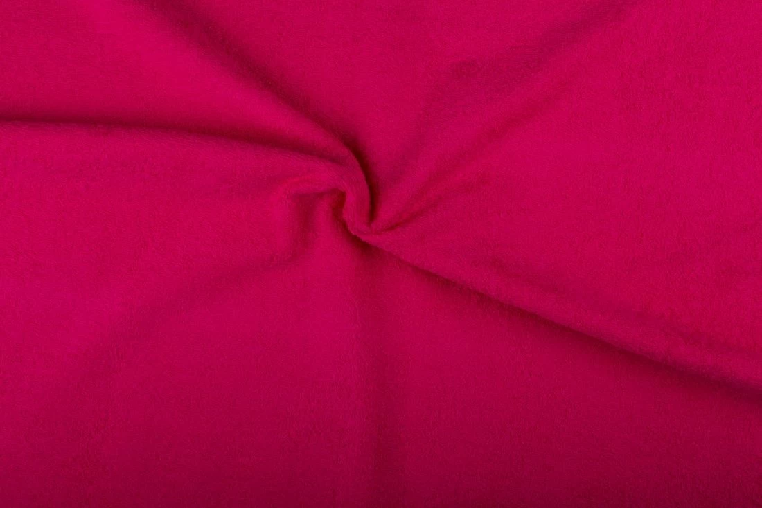 Terry Towelling Fabric | Fuchsia 4 Terry Towelling Fabric | Fuchsia - Image 2